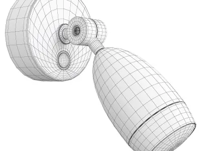  Dawn Wall Sconce Low-poly 3D model