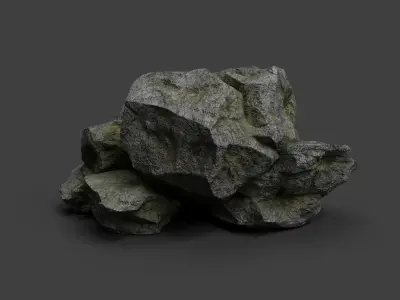 Rock 7-5 Low-poly 3D model