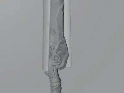 Stylish Dagger 3D Model 3D model