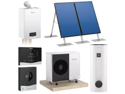 Vaillant home heating kit 3D model