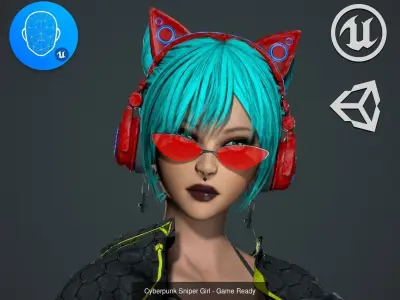 Cyberpunk Girls Pack