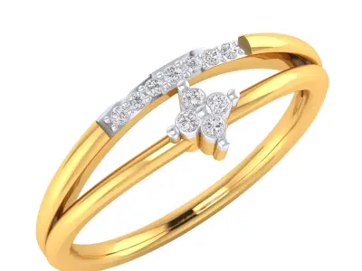 Women Ring Render 3dm STL MTL SLC JCD OBJ FBX Details 3D print model 25