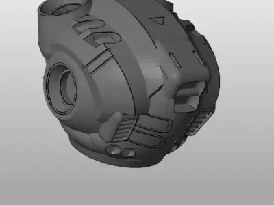 CHIBI-TECH SD - POSEIDON CORE  3D print model