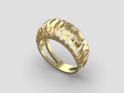 R 162 a Ring wide 3D print model