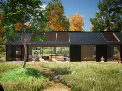 Japanese Walnut Tree Free 3D model