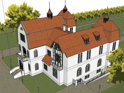 vacation spot-Resort-Fashion Leisure Hotel-0138 3D model