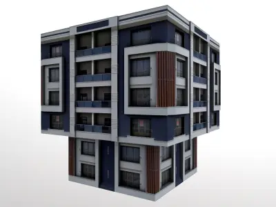 Architectural Building-10 Low-poly 3D model purchase