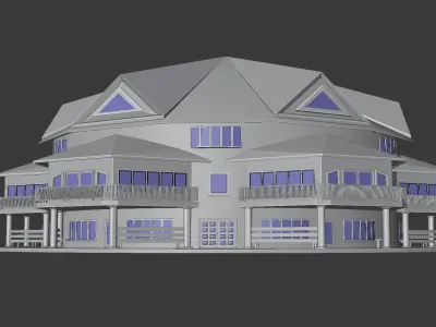 Multi-Family Cottage 3D model