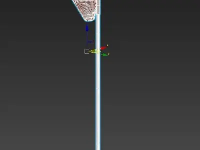 leeee floor lamp with shade 3D model