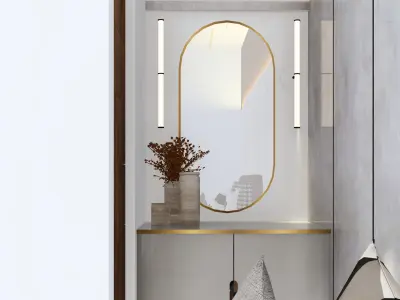 modern luxurious bedroom   3D model