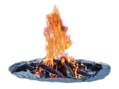 fire pit 3D model