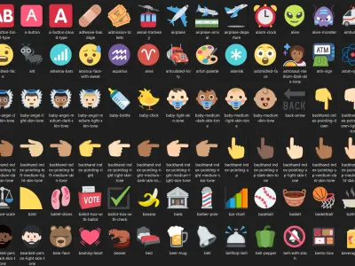 Emojis Collection Texture
