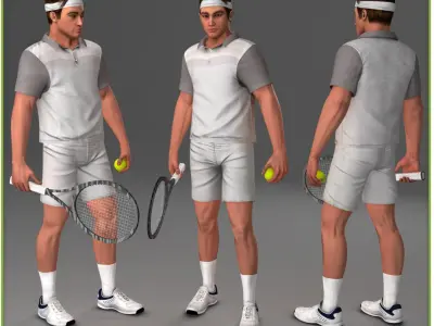  Tennis Players Pack Collection CG 