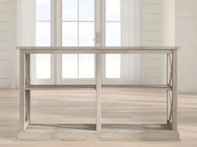 Unfinished Cosgrave Solid Wood Console Table 3D model