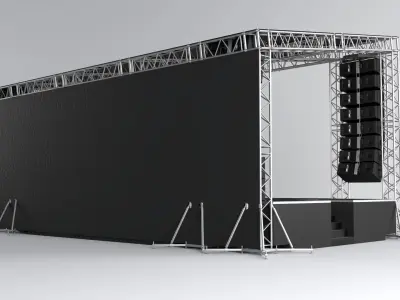 Concert Stage 06 3D model