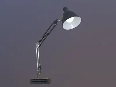 Desk Lamp Game Ready Low-poly 3D model