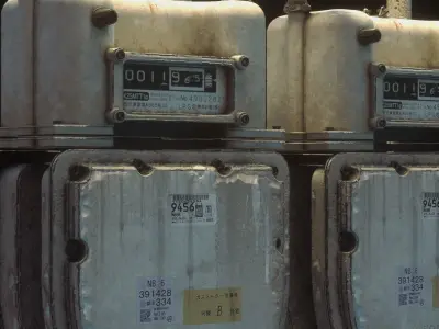 Japanese Gas Meter 3D model