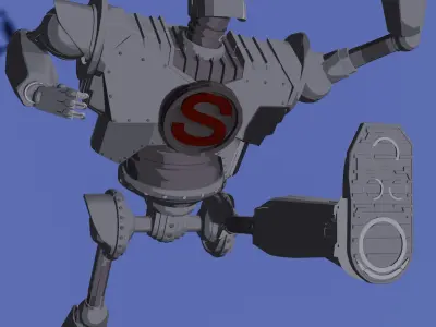 The Iron Giant 3D model