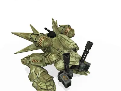 Crusher unity Low-poly 3D model