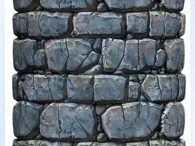Stylized Wall Seamless Texture Texture 128