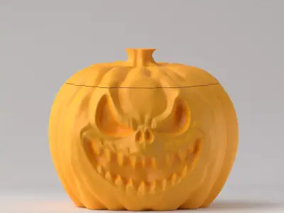 Jack-o-lantern Pack IV 3D print model