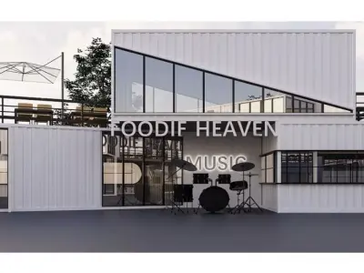 container building 3D model