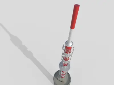  TV Tower - Pecs Hungary 3D model