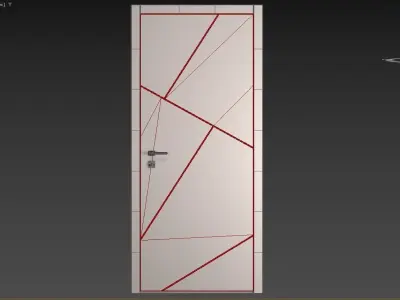 Door Interior Modern 3D model