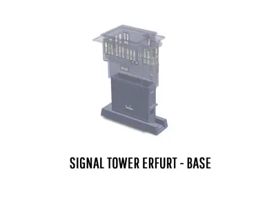 BUILD-0034 Signal Tower Erfurt Station H0-scale 3D print model