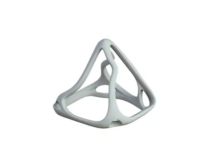 SciFi Cube Object No 62544 Low Poly Shape Low-poly 3D model