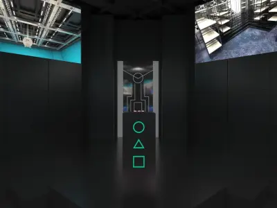 Squid game Master control room  3D model