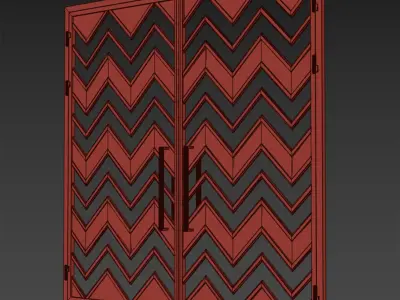 Gate black loft 06 3D model