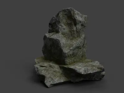 Rock 7-6 Low-poly 3D model purchase