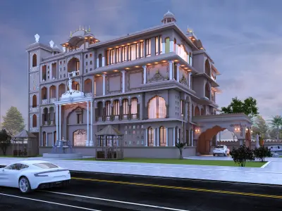 Rajwadi Haritage Hotel  3D model