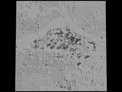 Calgary 3D Printing stl file 3D Model of Calgary 3D print model