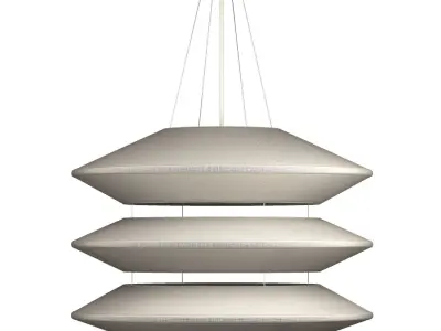 Kyoto Chandelier light 3D model