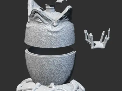 The Facehugger egg 3D print model