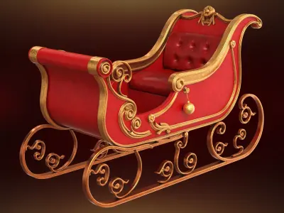  Santa Claus Sleigh 