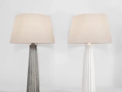 Fluted Spire Large Table Lamp 3D model