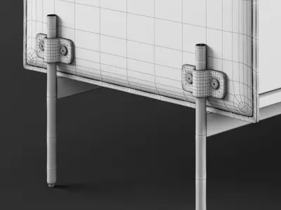 Aston Martin V246 TV cabinet 3D model