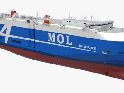  MOL Beluga Ace Vehicles Carrier 