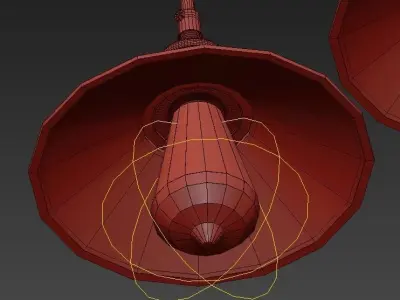 Loft Cone Pendant Line 5 3D model