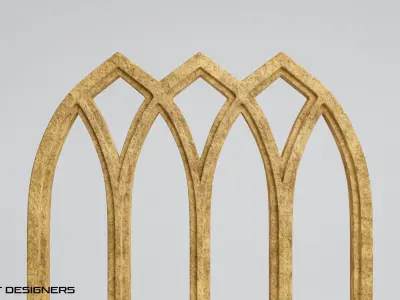 Gothic Window 3D model