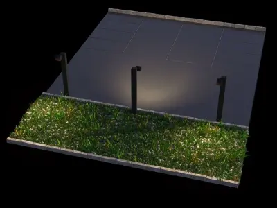 Light rock set2 3D model