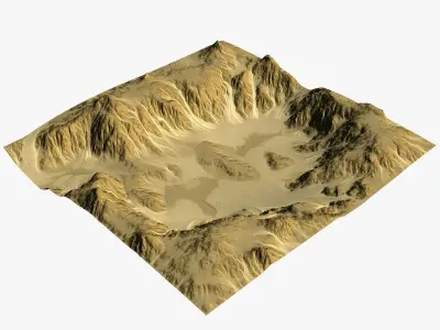 Brown A 24032015 Low-poly 3D model