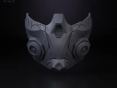 Cyber mask 3D print model