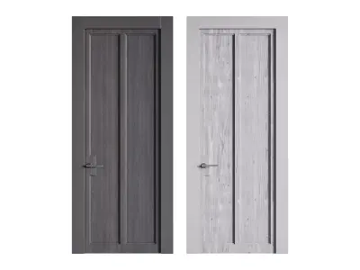 Modern entrance door 35 3D model