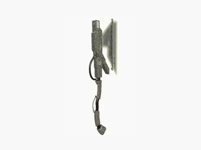 SciFi War Axe A10 Digital Camo - Sci Fi Weapon Design Low-poly 3D model