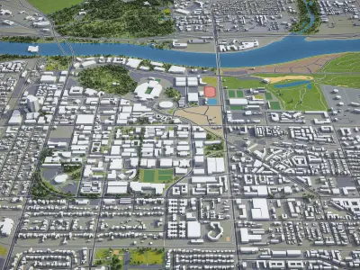 Tempe  Low-poly 3D model