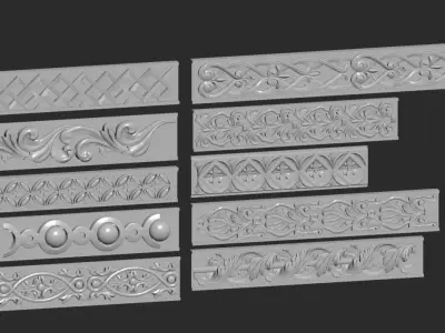 Relief Decoration 3D model